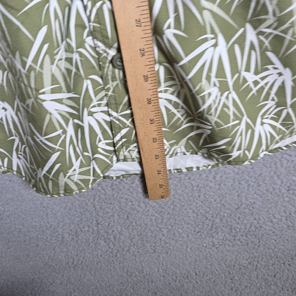 Duluth Trading Co Shirt Mens Size LT Plant Floral All Over Print Vented Hiking - Picture 9 of 12